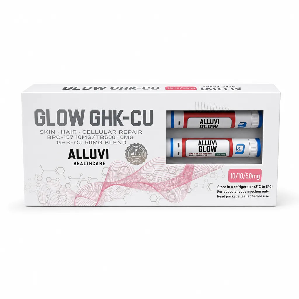 GLOW 70mg - GHK-Cu, BPC157, TB500 - Caneta - Alluvi Healthcare