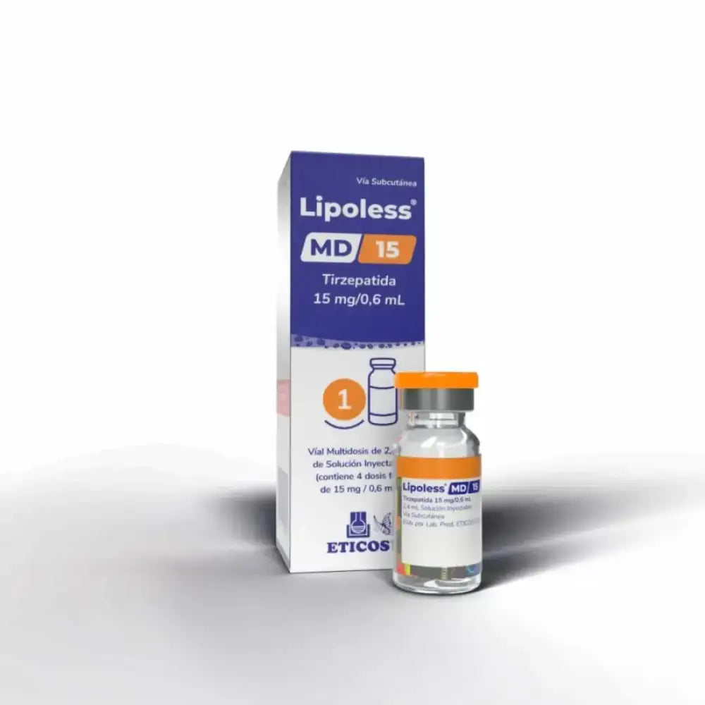 Lipoless Tirzepatida 15 mg/0,6 mL MD com 4 Doses - Eticos