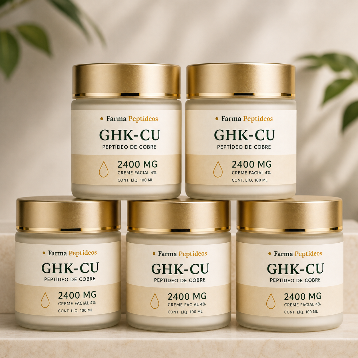 Creme com GHK-Cu - Farma Peptídeos