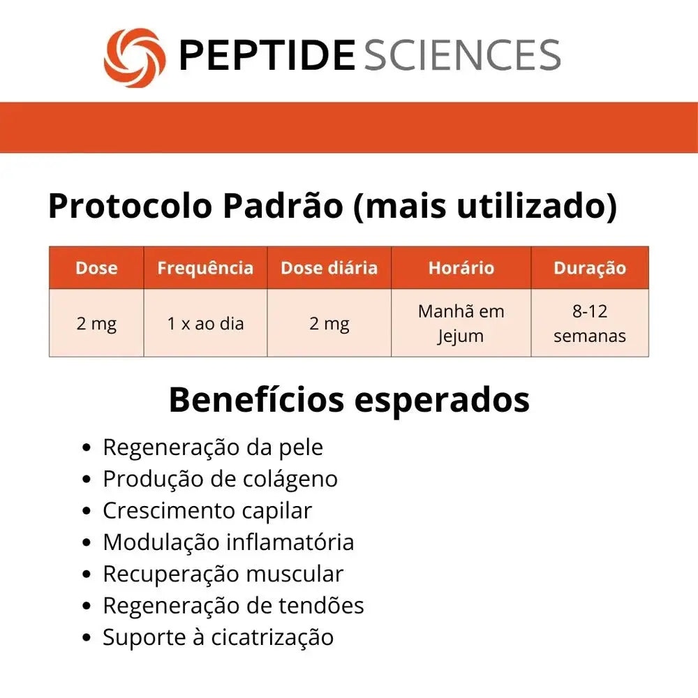 BPC-157, TB-500, KPV, GHK-Cu 80mg (Klow Blend) - Peptide Sciences