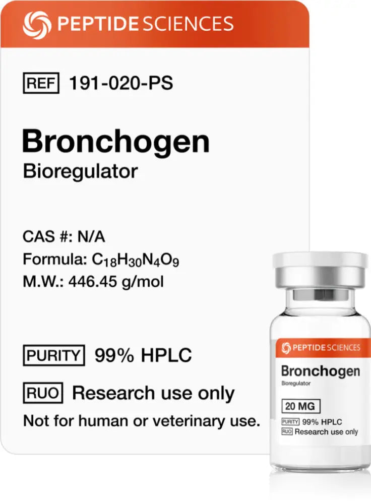 Bronchogen 20mg (Bioregulator) - Peptide Sciences