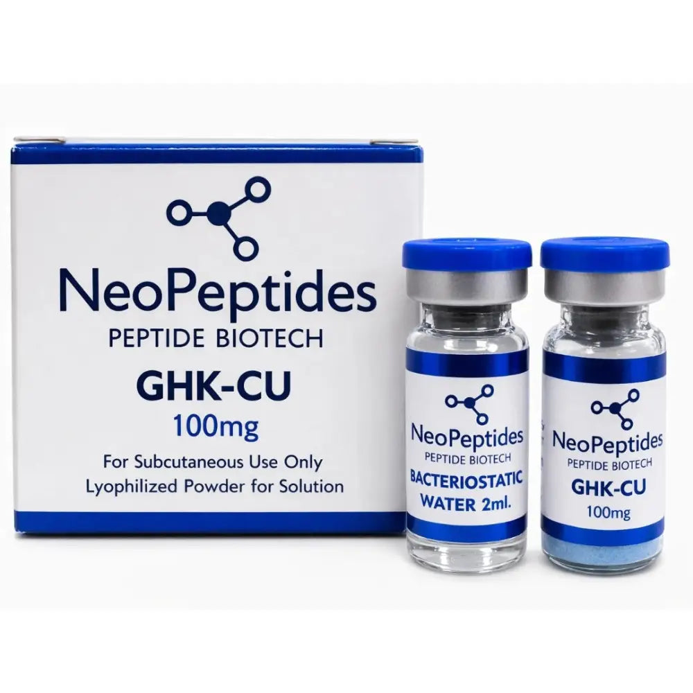 GHK-CU 100mg + Água Bacteriostática - NeoPeptides