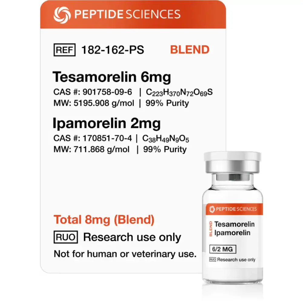 Tesamorelin + Ipamorelin 8mg (Blend) - Peptide Sciences
